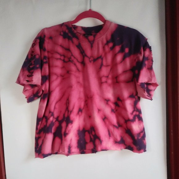 Tops - Tie Dye Boxy crop tee
